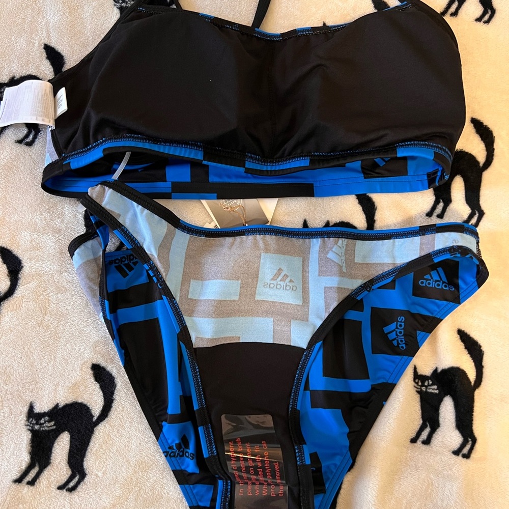 NWT Women's swimsuit adidas Bikini Logo Graphics size (MEDIUM) - Picture 5 of 6